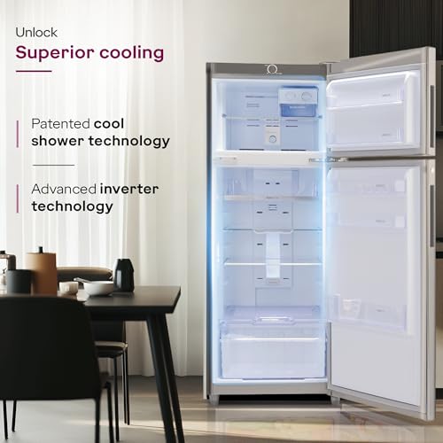 Godrej 223 L 2 Star | 95%+ Food Surface Disinfection | Uniform 360° Cooling | Cool Balance Technology | Inverter Frost Free Double Door Refrigerator (RF EON 244B RI ST GL, Steel Glow) - Image 6