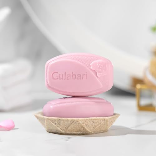 Dabur Gulabari Pure Rose Soap 150g (Pack of 4) | Moisturizing Bathing Soap for Radiant Glowing Skin & Body | Glycerine & Niacinamide | Long Lasting Fragrance | For Men & Women - Image 7