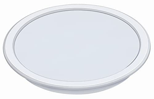 Eveready 9W LED Recessed Backlit Panel | Round Shape | Lightweight & Fire Retardant PC Body | Aesthetic Matte Finish | 80lm/W | 4kV Surge Protection | White