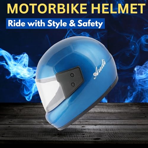 Sage Square Audi Full Face Clear Visor Helmet | ISI Certified | High Standard Safety | Extra Comfort & Stylish - Image 2