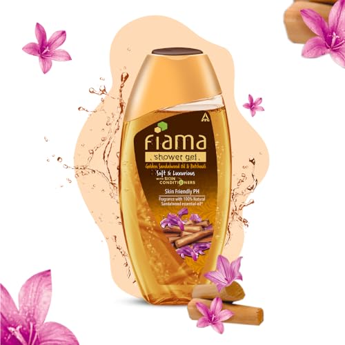 Fiama Body Wash Shower Gel Golden Sandalwood Oil and Patchouli, 250ml, Body Wash for Women & Men with Skin Conditioners for Soft and Luxurious Skin, Suitable for All Skin Types - Image 5