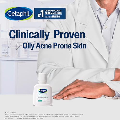 Cetaphil Gentle Exfoliating SA Cleanser 29ml | Daily Foaming Face Wash with Salicylic Acid, Mandelic Acid & Gluconolactone | Smooth, Even Skin | For Sensitive & Acne-Prone Skin - Image 3