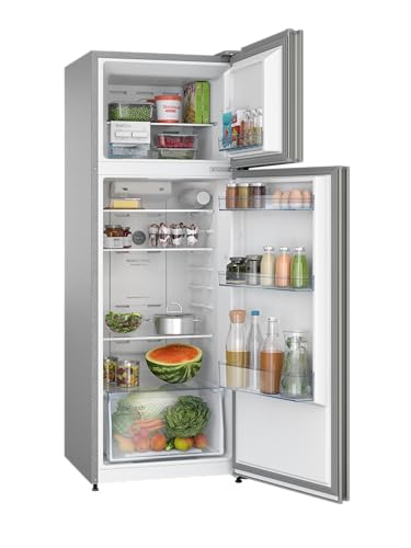 Bosch 269L 2 Star Inverter Frost free Double Door Refrigerator (CTN29S02NI, 18 Hours Cooling Retention, Digital Display, Super Freeze, 80min Convert, Fine Steel) - Image 3