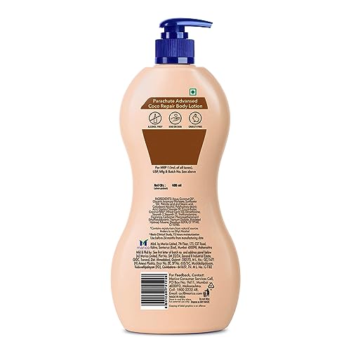Parachute Advansed Cocoa Repair Body Lotion, Intense Moisture, 600ml - Image 3