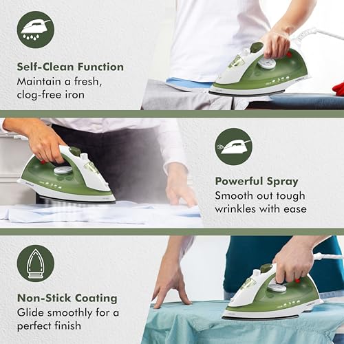 Havells Glaze 1250 Watts Steam Iron with Self Cleaning Function|Vertical & Horizontal Ironing|170 ml Tank for Longer Ironing|High Steaming Rate Upto 12 gm/min|2 Years Door Step Warranty by Havells - Image 5