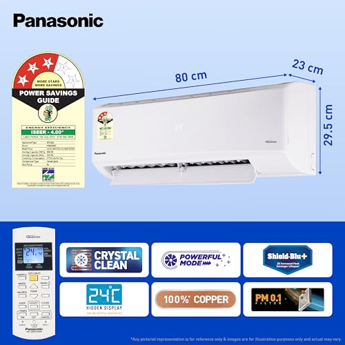 Panasonic 1.5 Ton 3 Star Inverter Split AC (Powerful Mode, Copper Condenser, 7in1 Convertible, 2-Way, PM 0.1 Filter, CS/CU-SU18AKY3T, White) - Image 7