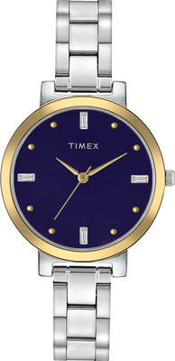 TIMEX Blue Dial Stainless Steel Analog Watch - For Women - Image 2