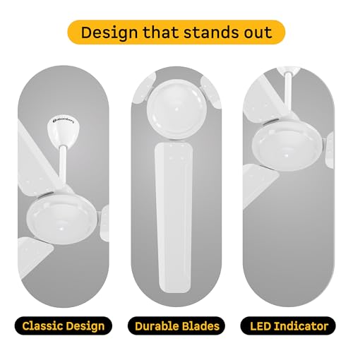 atomberg Ameza 1200mm BLDC Ceiling Fan for Living Room | With Remote | BEE 5 Star | Energy Saving | 2 Year Warranty | Gloss White - Image 3