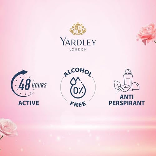 Yardley London London Rose Roll On Deodorant for Women 65ml - Image 6