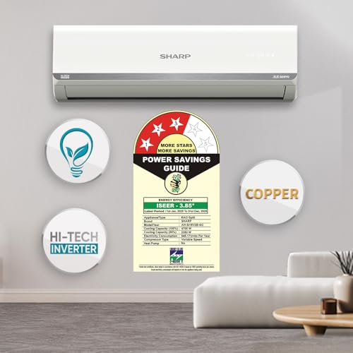 SHARP 1.5 Ton 5 Star 5 -in-1 Convertible, Turbo Cool Technology, Anti-Corrosive Gold Fin Coating, Inverter Split AC, AH-SI18V5B-GC - Image 7