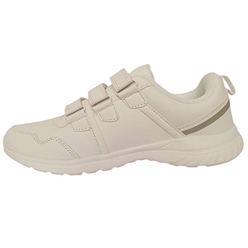 Li-Ning NonLacing School Shoes Kids Range - Unisex - White - 7 UK - Image 2