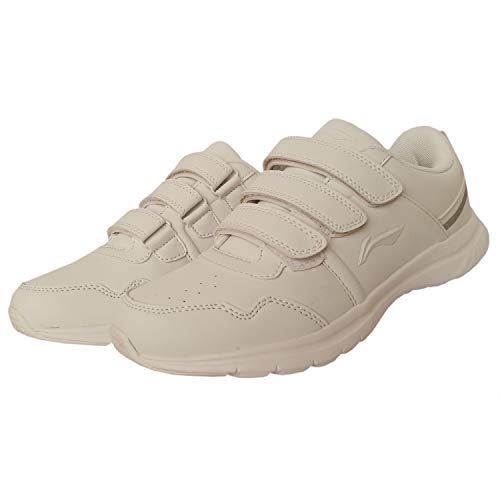 Li-Ning NonLacing School Shoes Kids Range - Unisex - White - 7 UK - Image 3