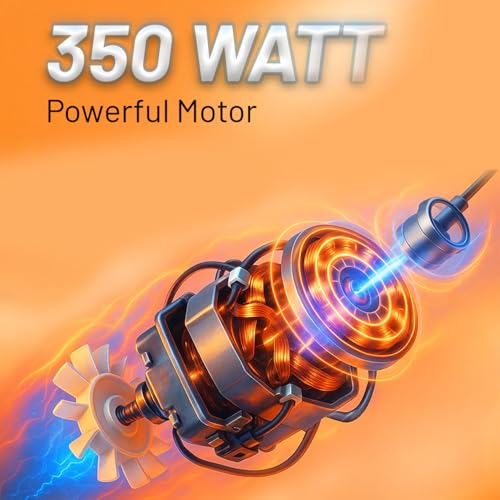 Glen Active Blender | Grinder & Juicer Smoothie Maker | 350W, 2 Unbreakable Jars with Sipper Cap, Stainless Steel Blades | Dry & Wet Grinding, Blender for Coffee, Chutney & Protein Shakes - 500ml - Image 6