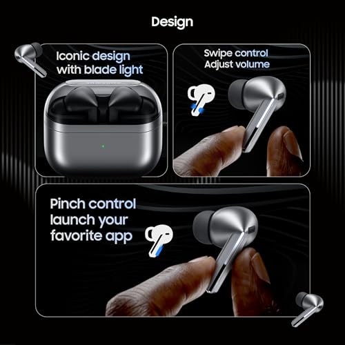 Samsung Galaxy Buds3 Pro Wireless Earbuds, Powered by Galaxy AI, IP57, Active Noise Cancellation, Adaptive Noise Control, 37hrs Battery, 360 Surround Sound, Pinch Controls, Galaxy Ecosystem, Silver - Image 6