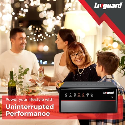 Livguard Neugen 700 VA/12V Pure Sine Wave Inverter with Artificial Intelligence | NUS850 for Homes and Offices | 3 Years Warranty - Image 5