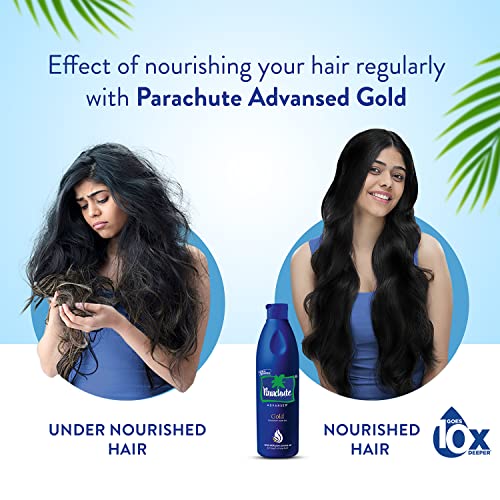 Parachute Advansed Gold Coconut Hair Oil, 400 ml - Image 6