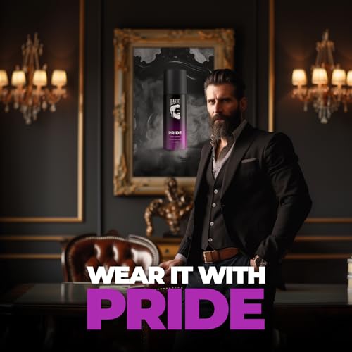 Beardo Pride, Glory & Whisky Smoke Bourbon Perfume Body Spray 150ml x (Set of 3) Long lasting Fougere, Aromatic Deodorant | Deo For Men | Christmas gift for men | Gift For Friends | Gift for Men - Image 2