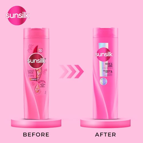 Sunsilk Luscious Thick & Long Shampoo 650 ml || with 3% KERA-PROTEIN COMPLEX - for Thicker, Bouncier Hair - Image 6