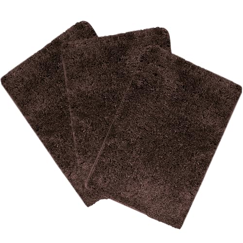 Anti Slip Shaggy Micro Fibre Doormat(1.5 inches High Pile) for Home Entrance | Anti-Slip Indoor Outdoor (16x26 inches) Door Mat for Main Door,Kitchen,Bathroom,Offices |(Coffee) - Image 2