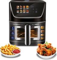KENT Ultra Digital Air Fryer 5L | 1500W | Bake, Grill & Roast | Up to 80% Less Oil Usage |8 Preset Menu|Rapid Heat Circulation |Digital Display & Touch Control Panel |Glass Window with in built Light Air Fryer(5 L) - Image 3