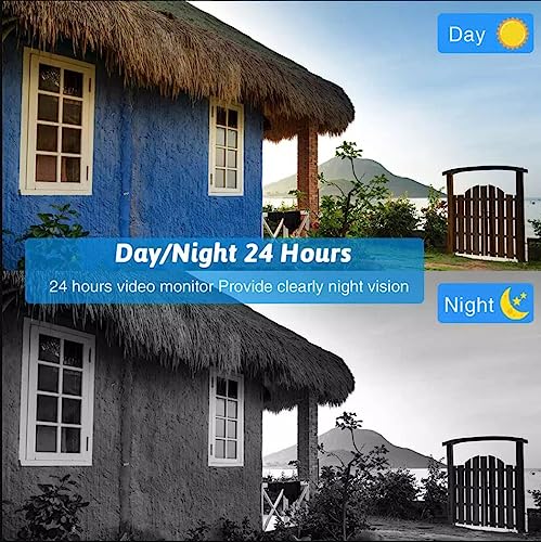 TECHNOVIEW Full HD Wi-Fi Outdoor Security Camera with Adapter, View Remote Auto Tracking 360� Rotation Smart Motion Detection Alarm Alert, 12MP 8 LEDs Zoom. (PTZ) - Image 5