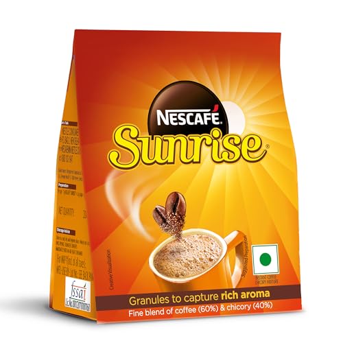 Sunrise Instant Coffee Powder|Strong Taste For The Perfect Start To Your Day|Coffee Chicory-Mix|190g /200g, Stabilo Pack, Bag - Image 7