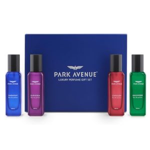 Park Avenue Luxury Perfume Gift Set for Men, 4x20 ml | Euphoria, Conquer, Harmony & Discoverer Perfume | Eau De Parfum | Premium Luxury Perfume for Corporate Man | Perfume for men Long Lasting Smell