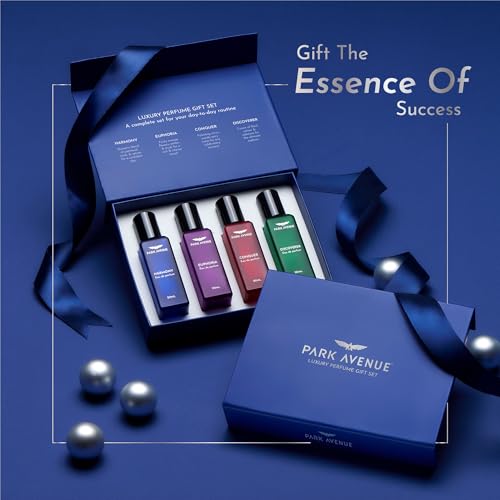 Park Avenue Luxury Perfume Gift Set for Men, 4x20 ml | Euphoria, Conquer, Harmony & Discoverer Perfume | Eau De Parfum | Premium Luxury Perfume for Corporate Man | Perfume for men Long Lasting Smell - Image 7