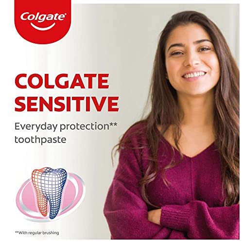 Colgate Sensitive Everyday Protection Toothpaste, Combo Pack Of 160g (80g X 2), Specifically Developed For Sensitive Teeth & Healthy Gums, Colgate Toothpaste For Prevention Of Cavities & Plaque - Image 3