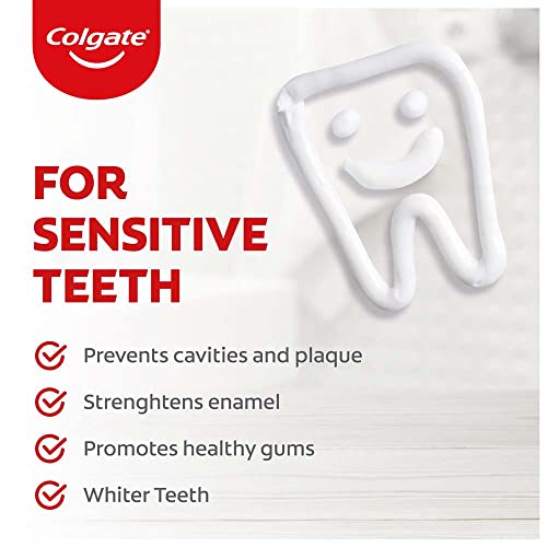 Colgate Sensitive Everyday Protection Toothpaste, Combo Pack Of 160g (80g X 2), Specifically Developed For Sensitive Teeth & Healthy Gums, Colgate Toothpaste For Prevention Of Cavities & Plaque - Image 6