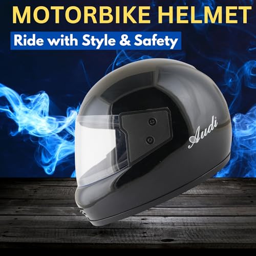 Sage Square Audi Full Face Clear Visor Helmet | ISI Certified | High Standard Safety | Extra Comfort & Stylish - Image 2