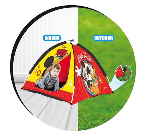 Amazon Brand- Jam and Honey Camping Tent for Kids|Mickey Mouse Theme|for Boys and Girls|BIS Approved| Outdoor and Indoor| Age Group 2 Years+ - Image 3