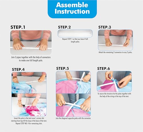 Amazon Brand- Jam and Honey Camping Tent for Kids|Mickey Mouse Theme|for Boys and Girls|BIS Approved| Outdoor and Indoor| Age Group 2 Years+ - Image 4