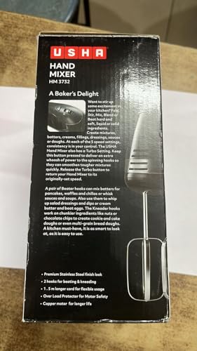 USHA HB 3732 300-Watt Hand Blender (Blue) - Image 3