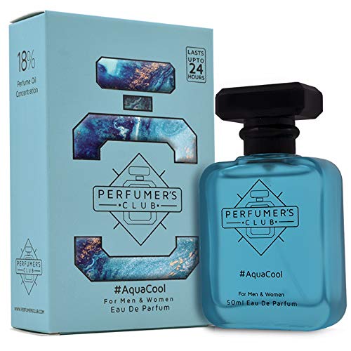 Perfumer's Club (Aqua Cool) Unisex (For Men and Women) Upto 24 hrs lasting (Eau De Parfum) 18% Premium Oil