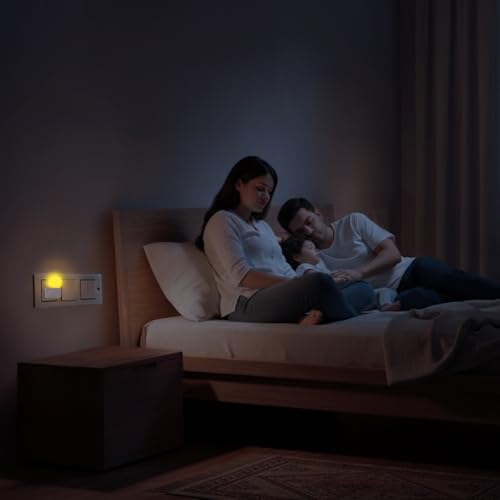 Philips Joy Vision Coral Rush 0.5W LED Night Lamp | Soft White Glow | Energy Efficient | Plug-in Prong Design | Ideal for Bedroom, Kids Room & Hallway (Yellow, Pack of 10) - Image 4