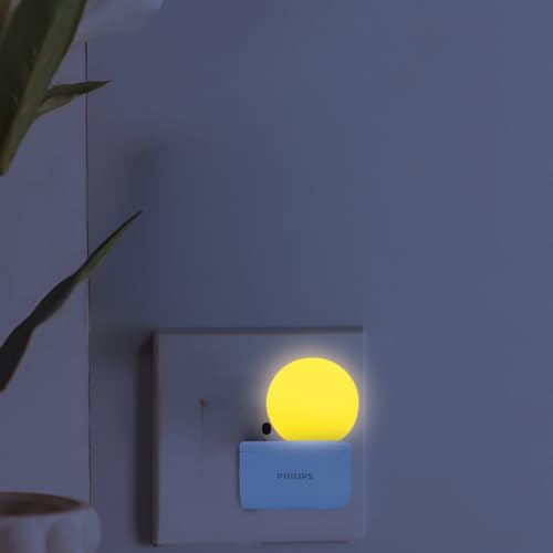 Philips Joy Vision Coral Rush 0.5W LED Night Lamp | Soft White Glow | Energy Efficient | Plug-in Prong Design | Ideal for Bedroom, Kids Room & Hallway (Yellow, Pack of 10) - Image 5