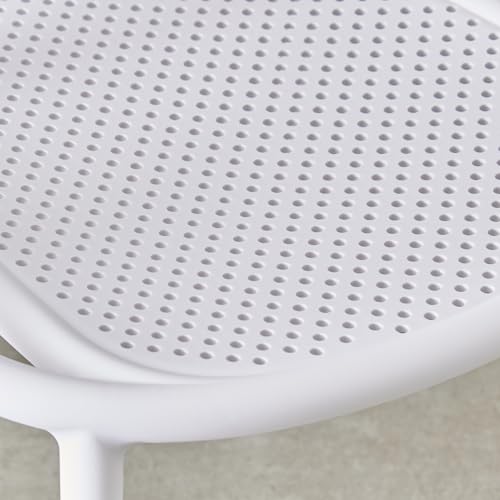 Home Centre | Neal | Polypropylene Chair | Pack of 1 | White | 1 Year Warranty - Image 7