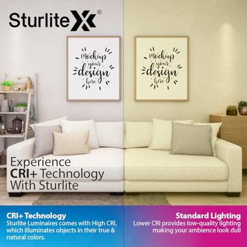 Sturlite Eco LYF 15W Round LED Downlight| 6500K Cool White Color Temperature| 1200 Lumens with CRI Tech for Various Ceiling Types and Rooms - (Pack of 4) - Image 6