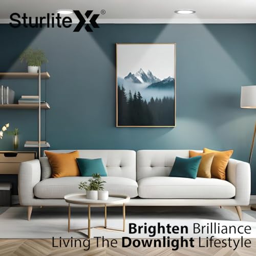 Sturlite Eco LYF 15W Round LED Downlight| 6500K Cool White Color Temperature| 1200 Lumens with CRI Tech for Various Ceiling Types and Rooms - (Pack of 4) - Image 7