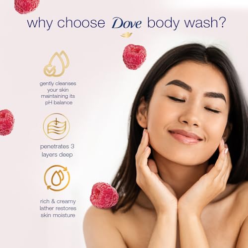 Dove Renewing Raspberry Body Wash with Lime for Renewed Skin, Refreshing Scent, 1L - Image 6