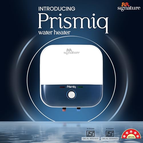RR Signature Prismiq 25L Storage Water Heater |Glass Line Tank|8 Bar, High Rise Buildings |2 Yr Warranty on Product & 8 Yr on Tank by RR | Free Installation & Pipes - Image 3