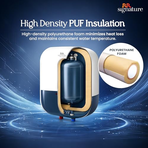 RR Signature Prismiq 25L Storage Water Heater |Glass Line Tank|8 Bar, High Rise Buildings |2 Yr Warranty on Product & 8 Yr on Tank by RR | Free Installation & Pipes - Image 7