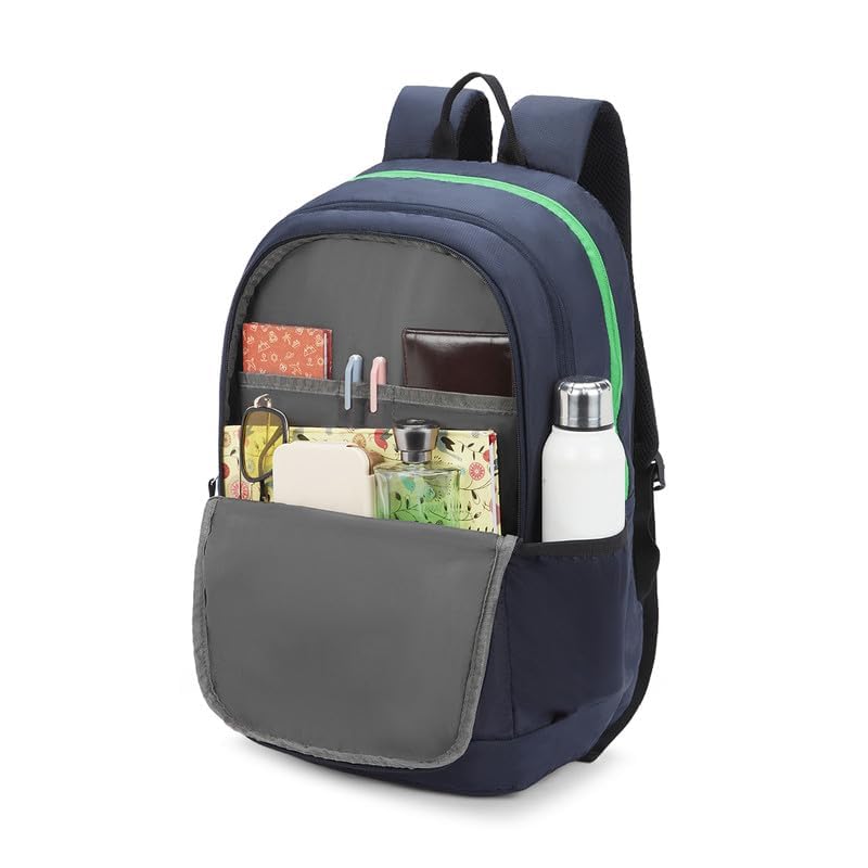 UNITED COLORS OF BENETTON Ming Polyester 25L Non 4 Compartment Laptop Backpack For Unisex - Navy - Image 7