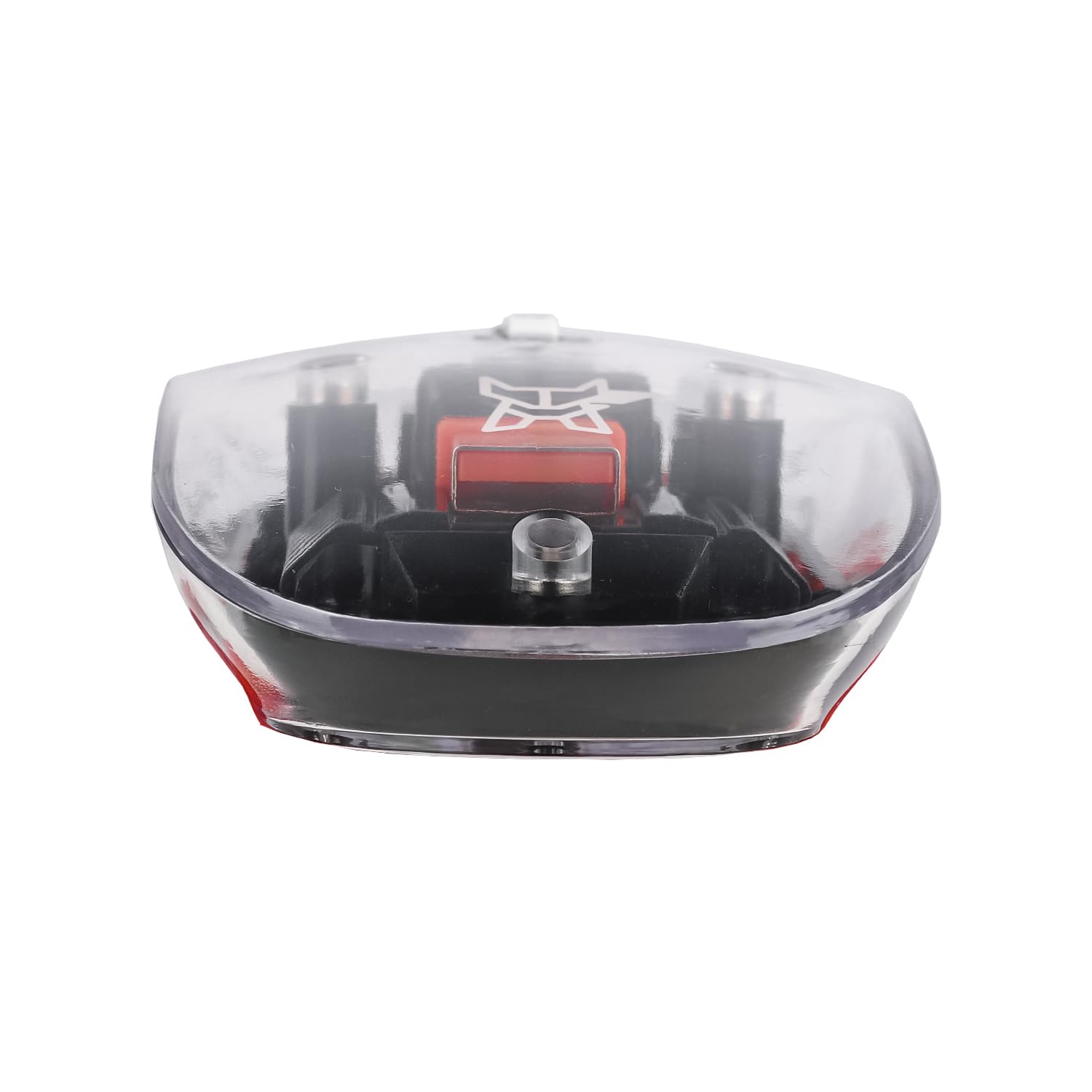 Arctic Fox Clearview Transparent Wireless and Bluetooth Rechargeable Mouse, USB Receiver,LED Battery Magic Silm for Office/PC/Mac/Laptop/Apple/ipad(Black) - Image 4