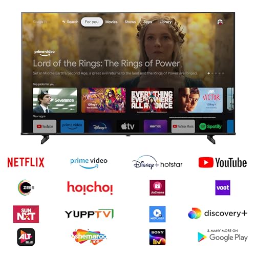 Hisense 139 cm (55 inches) E6N Series 4K Ultra HD Smart LED Google TV 55E6N (Black) - Image 4