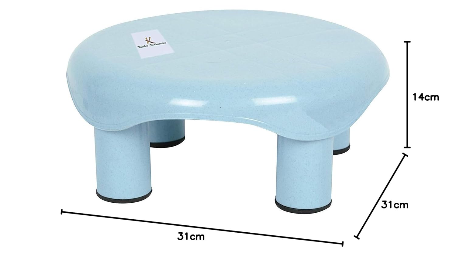 Kuber Industries Plastic Bathroom Stool (CTKTC58), Assorted, Standard - Image 2