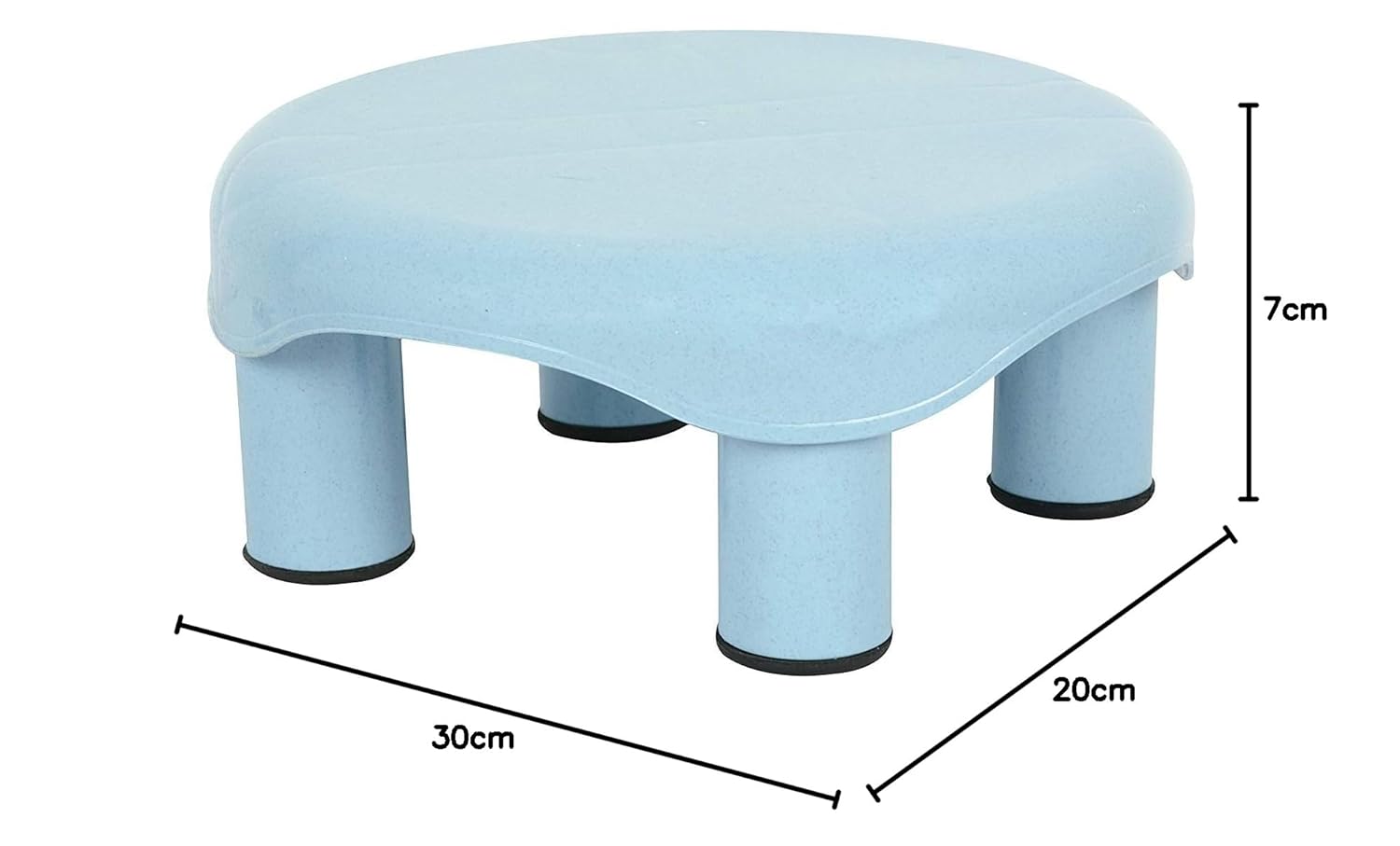 Kuber Industries Plastic Bathroom Stool (CTKTC57), Multicolour, Standard - Image 2