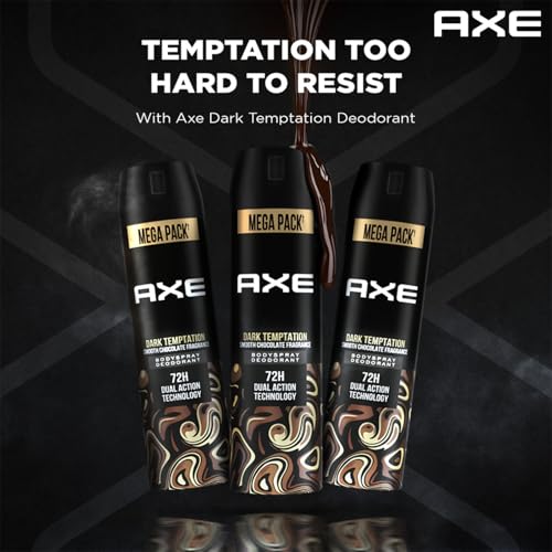 Axe Dark Temptation Long Lasting Deodorant Bodyspray For Men, 215ml (Pack of 3) - Image 4