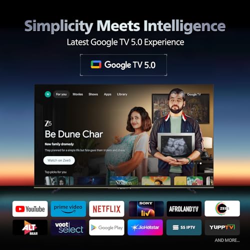 Philips 164 cm (65 inch) QLED MINI LED Smart Frameless Google TV 65MLED610/94 - Image 4